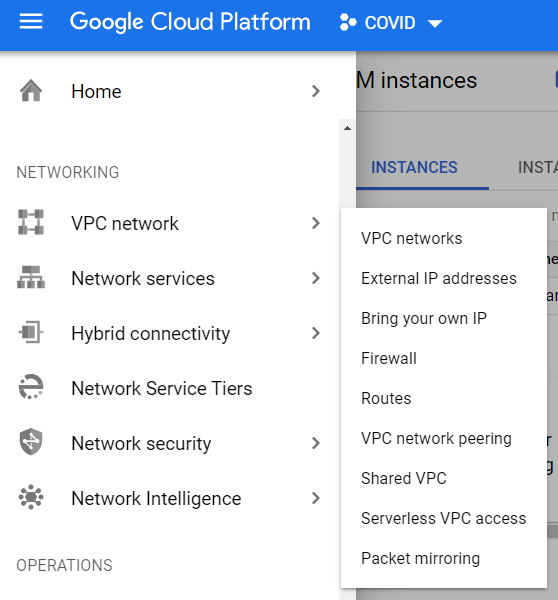 Go to firewall settings.